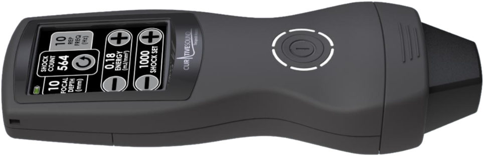 CS-Pro MED handheld battery-powered focused shockwave device